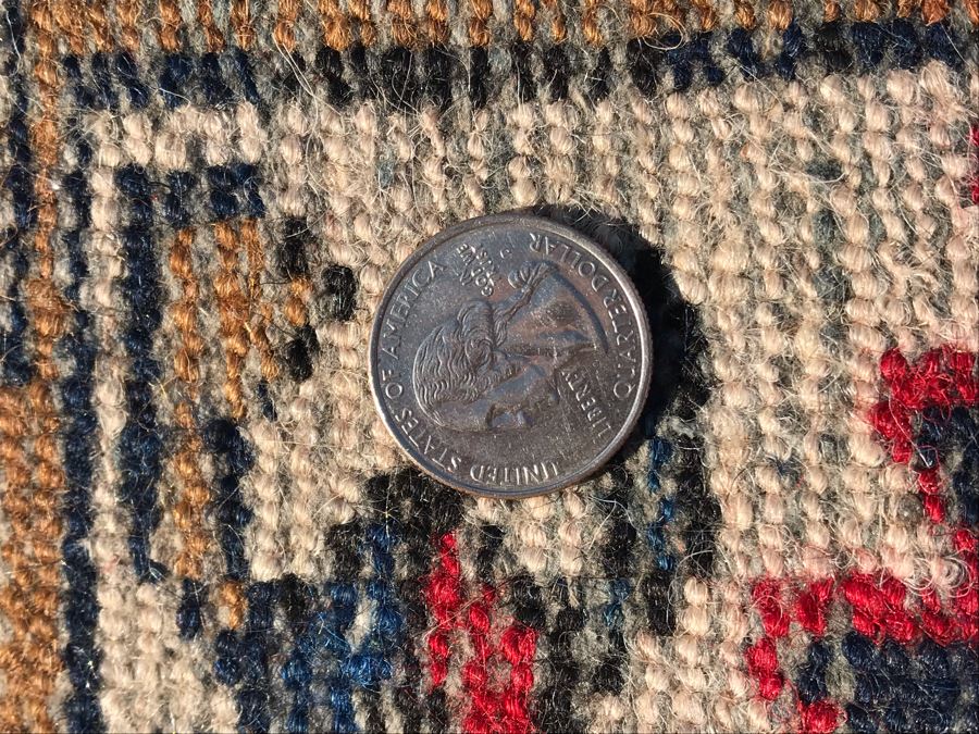 Vintage Wool Runner Rug 37 X 121 [Photo 13]