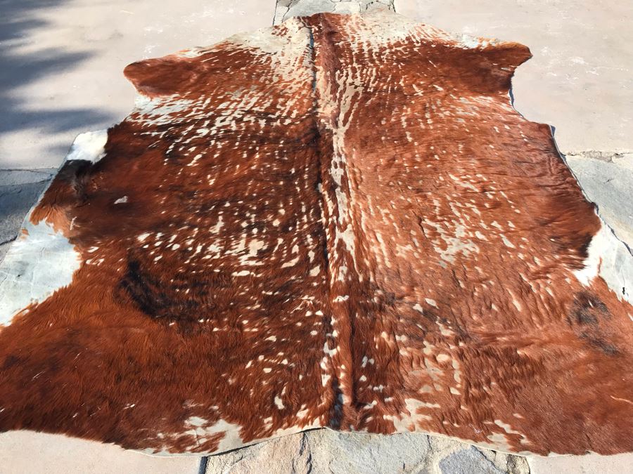 Vintage Cowhide Rug 87 X 76 [Photo 2]
