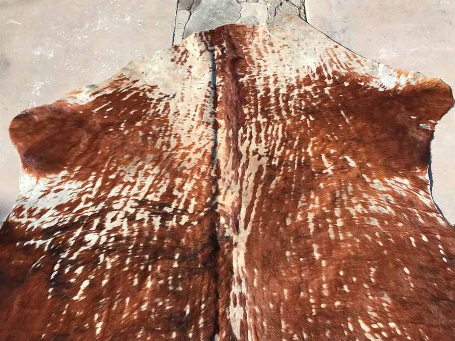 Vintage Cowhide Rug 87 X 76 [Photo 5]
