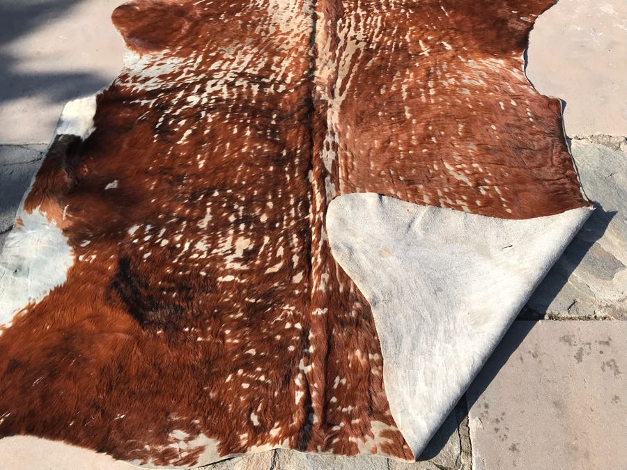 Vintage Cowhide Rug 87 X 76 [Photo 8]