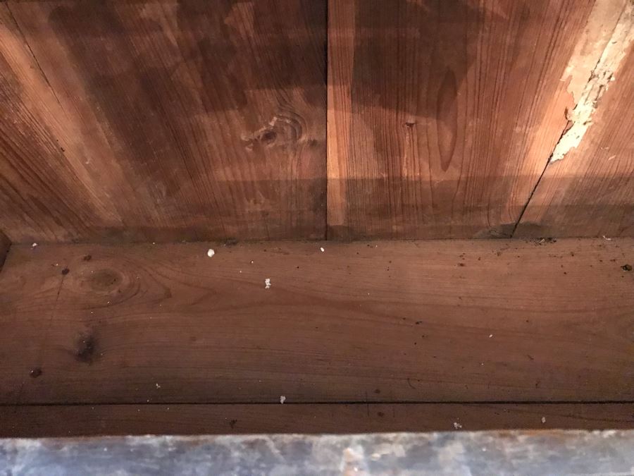 Stunning Antique Handmade Asian Chest Trunk Cabinet With Internal Drawers And Shelf - See Photos For Writing And Seals 33W X 14D X 28H [Photo 18]