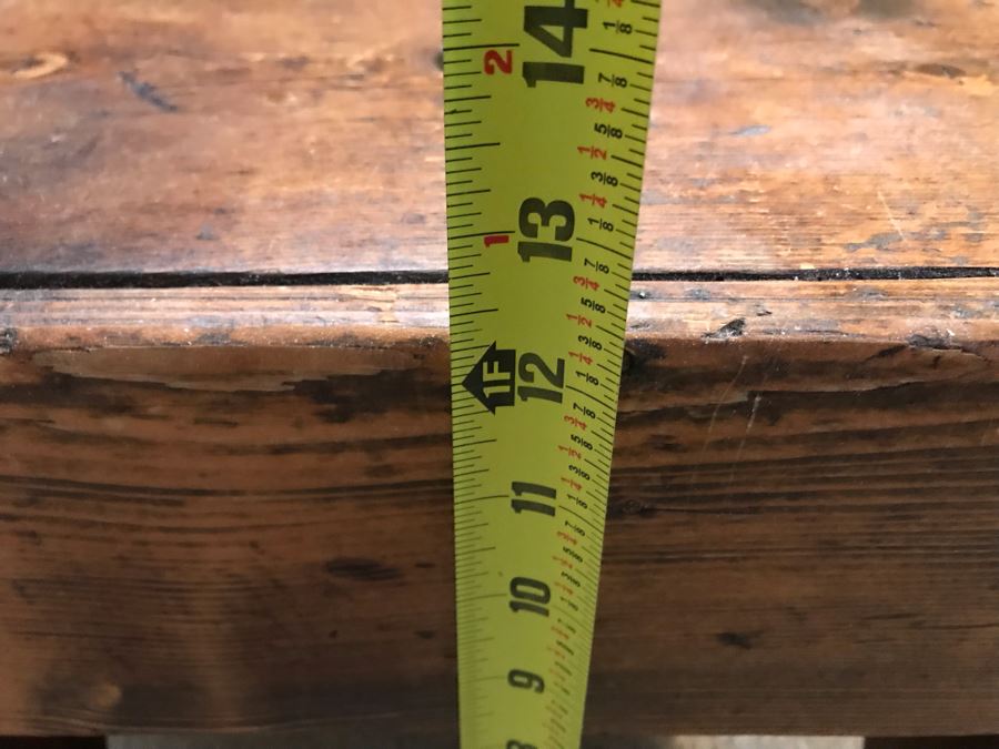 Antique Wooden Footstool 18W X 10D X 12H [Photo 12]