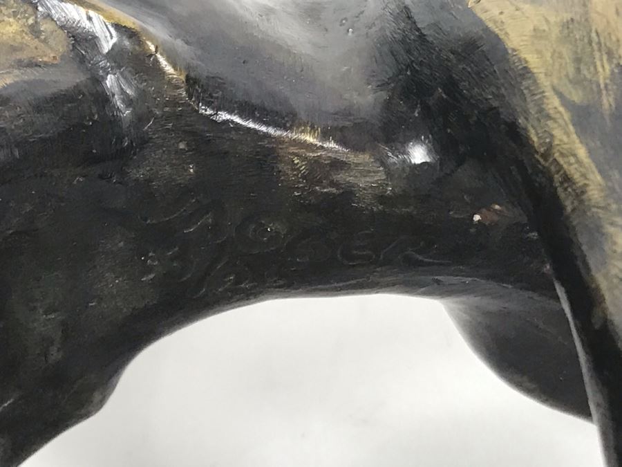 Rare Vintage Mid-Century Modernist John Jagger Signed Bronze Unicorn Horse 13 Of 25 9W X 4D X 12.5H [Photo 13]