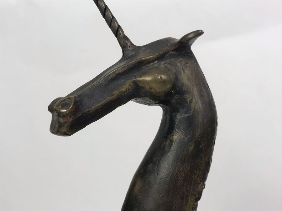 Rare Vintage Mid-Century Modernist John Jagger Signed Bronze Unicorn Horse 13 Of 25 9W X 4D X 12.5H [Photo 5]