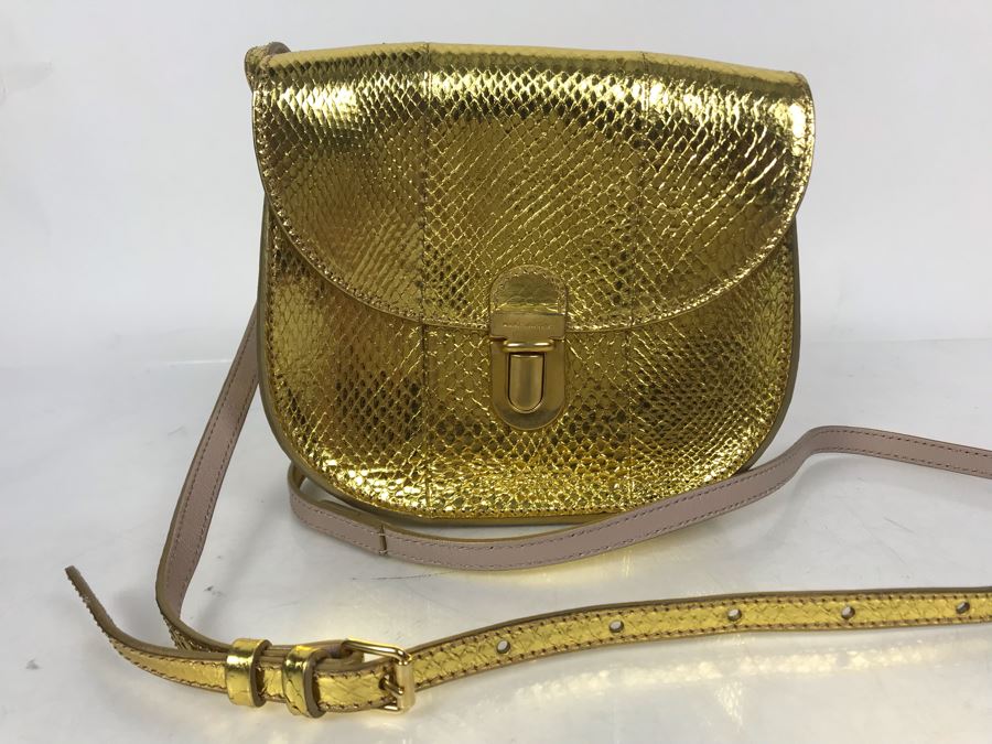 New Marc Jacobs Gold Tone Handbag Made In Italy [Photo 1]