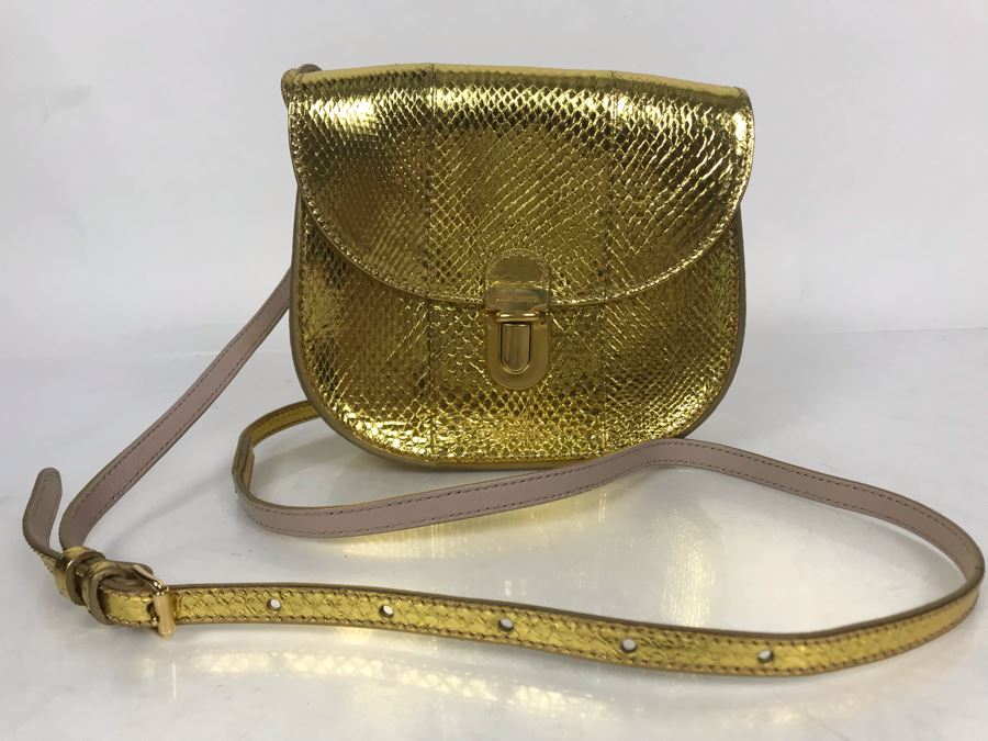 New Marc Jacobs Gold Tone Handbag Made In Italy [Photo 2]