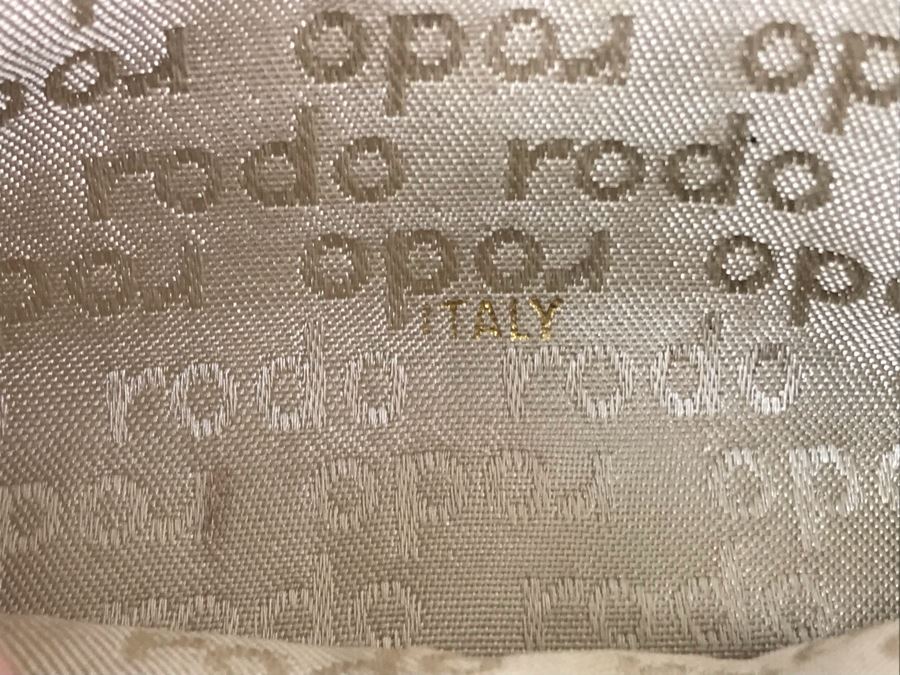 Rodo Italy Gold And Silver Tone Woven Rope Style Handbag [Photo 8]