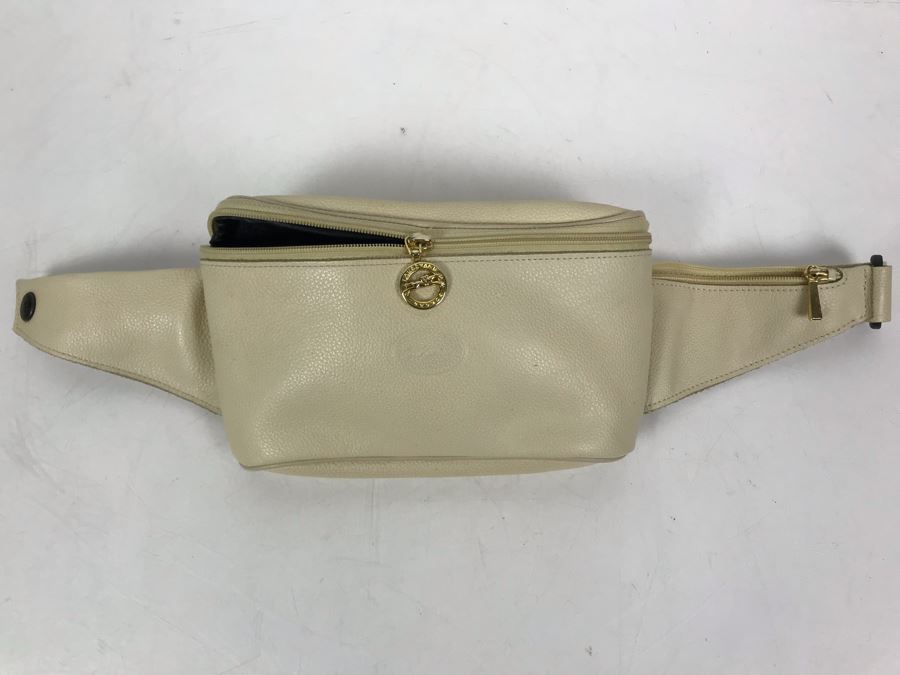 Longchamp France Leather Belt Pouch Bag [Photo 2]