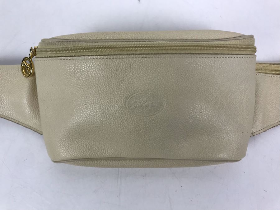 Longchamp France Leather Belt Pouch Bag [Photo 5]