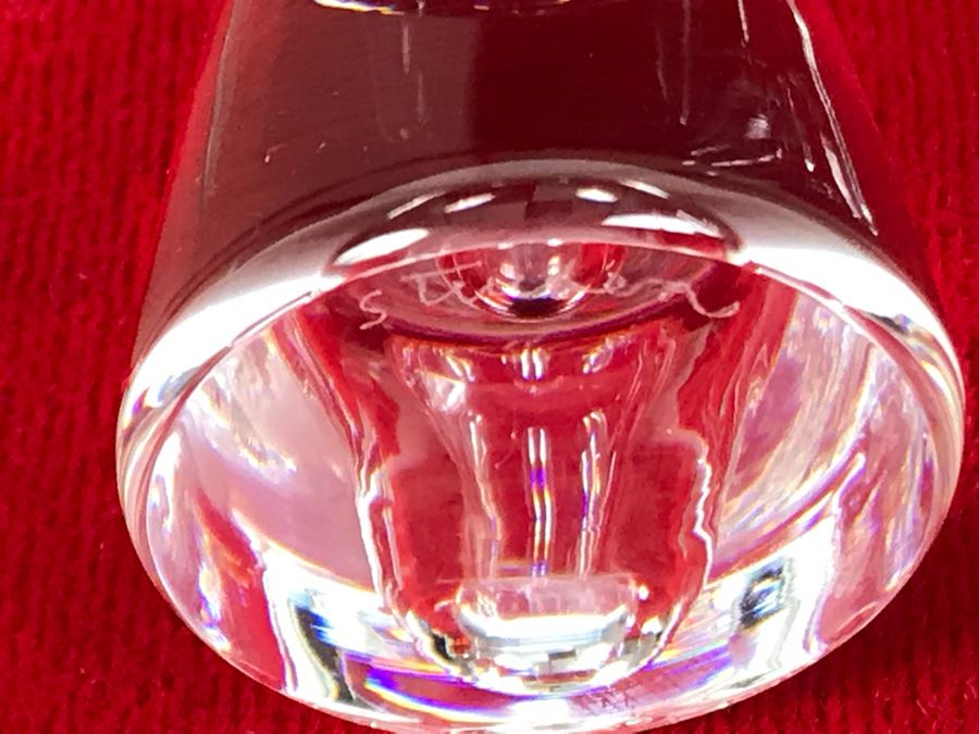 (6) Signed Steuben Crystal 4' Mid-Century Art Glass Shot Glasses By Don Pollard [Photo 6]