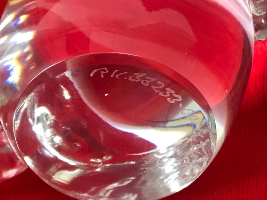 Vintage Signed Royal Krona Crystal Beaver Figurine Sweden By M. Fust [Photo 7]