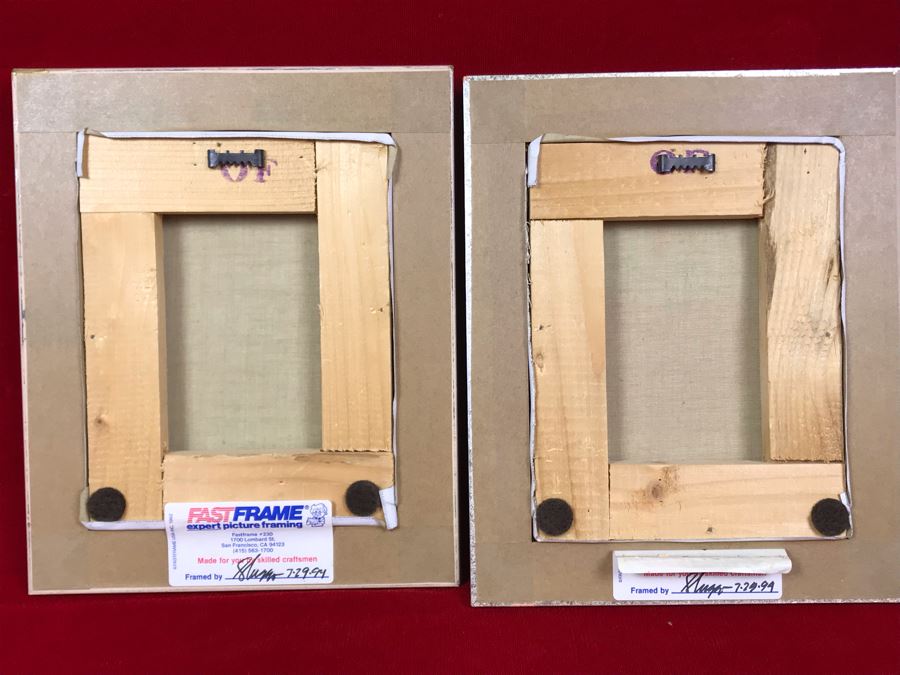 Pair Of Framed Rue Gresset, France Storefront Pictures 8 X 9.5 [Photo 10]
