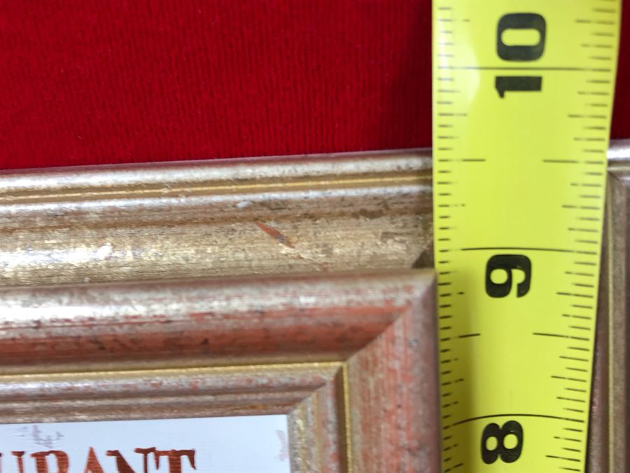 Pair Of Framed Rue Gresset, France Storefront Pictures 8 X 9.5 [Photo 9]