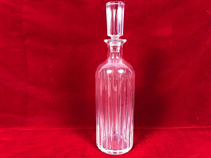 Baccarat France Crystal Liquor Decanter With Stopper Harmonie 12.5H Replacements Value $599