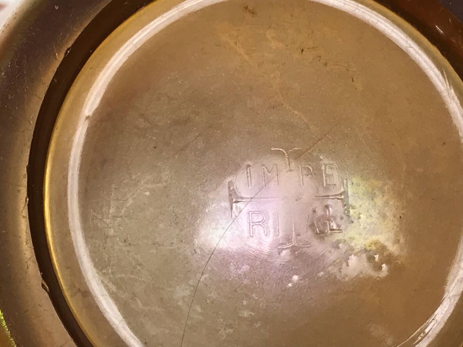 Vintage Imperial Glass Iridescent Fluted Vase 6H [Photo 4]