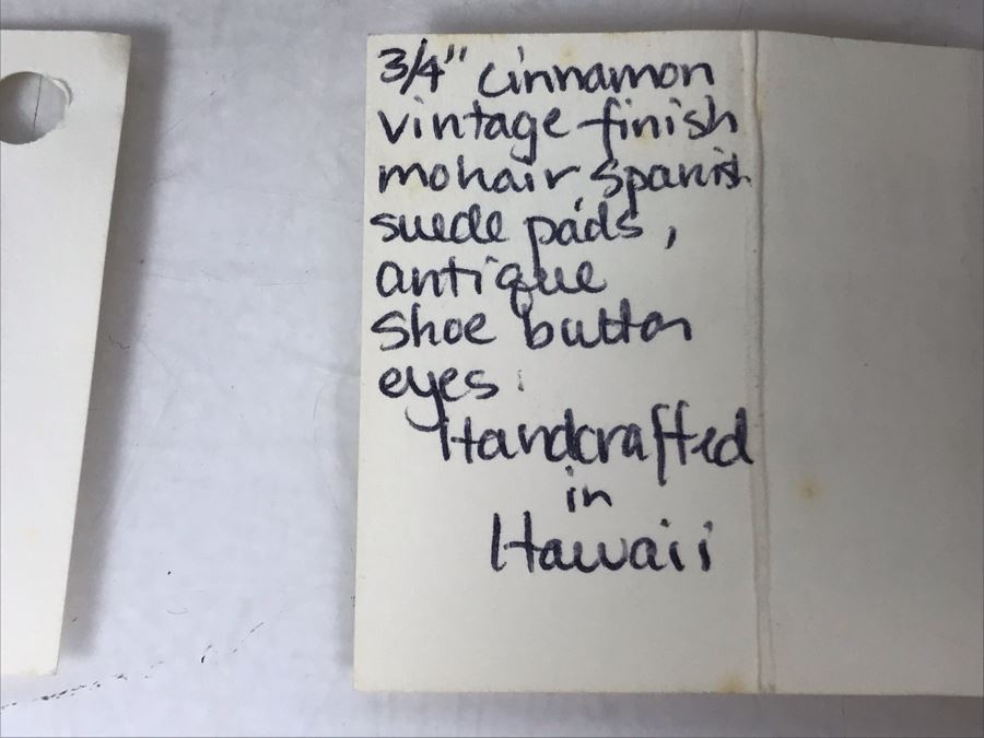 (3) Jointed Mohair Teddy Bears Muir Bears & Toys - Syndi Muir Original Bears From Hawaii / New Zealand [Photo 8]