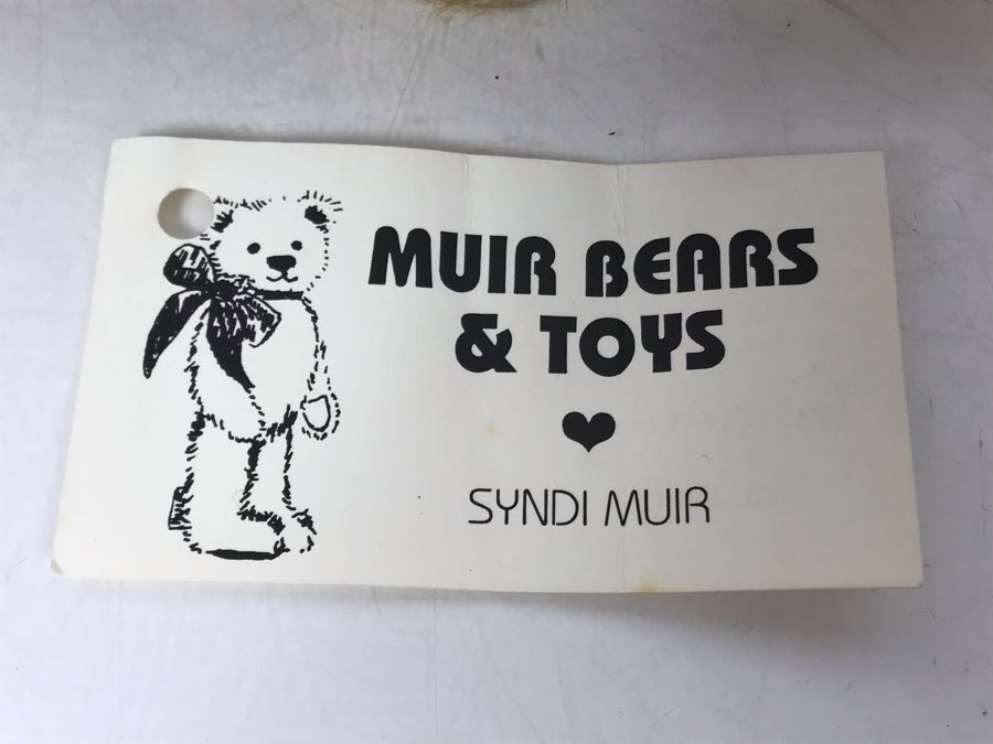 (3) Jointed Mohair Teddy Bears Muir Bears & Toys - Syndi Muir Original Bears From Hawaii / New Zealand [Photo 6]