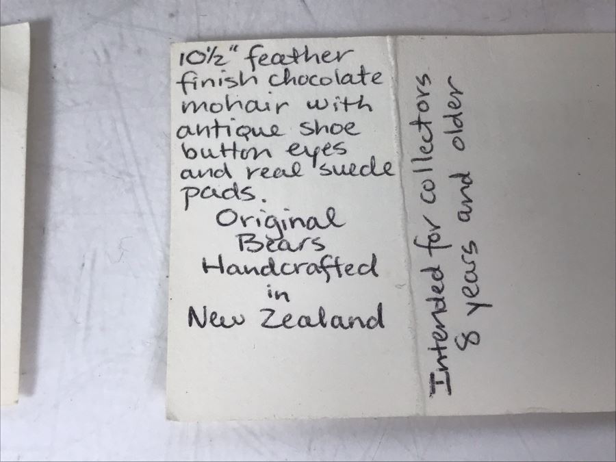 (3) Jointed Mohair Teddy Bears Muir Bears & Toys - Syndi Muir Original Bears From Hawaii / New Zealand [Photo 9]