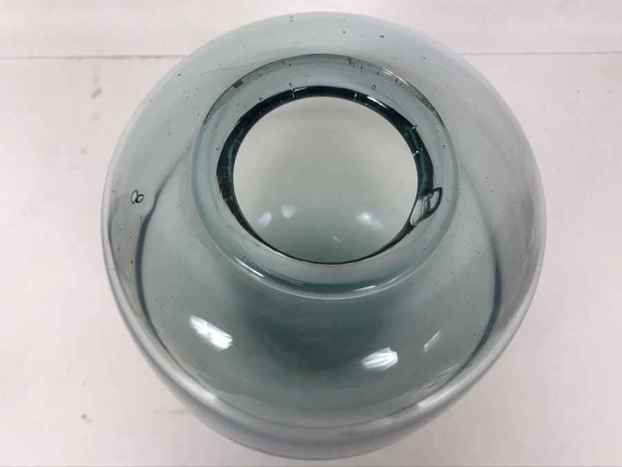 Signed Art Glass Vase By Rick Mills Hawaii 7W X 7H [Photo 3]