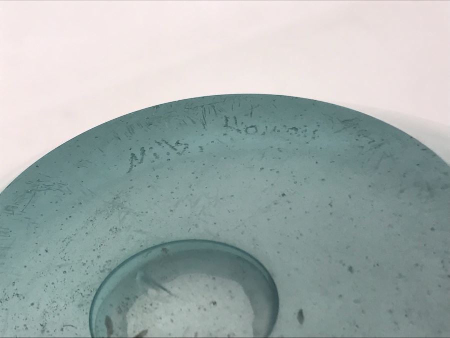 Signed Art Glass Vase By Rick Mills Hawaii 7W X 7H [Photo 6]