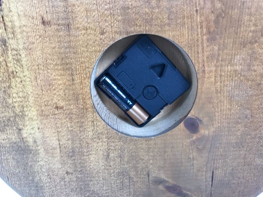 Wooden Hanging Wall Clock Aloha Clock Co. Hawaii [Photo 6]