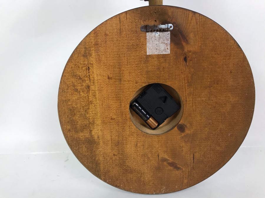 Wooden Hanging Wall Clock Aloha Clock Co. Hawaii [Photo 4]