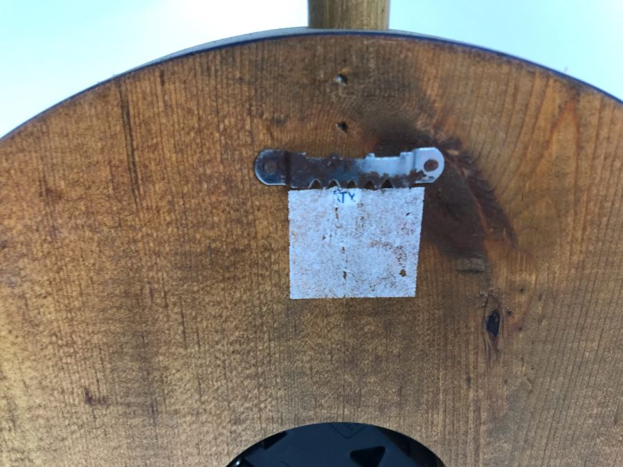 Wooden Hanging Wall Clock Aloha Clock Co. Hawaii [Photo 5]