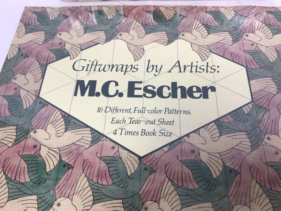 New Giftwraps By Artists: M.C.Escher And American Quilts Plus Collection Of Vintage Wooden Spool Threads [Photo 9]