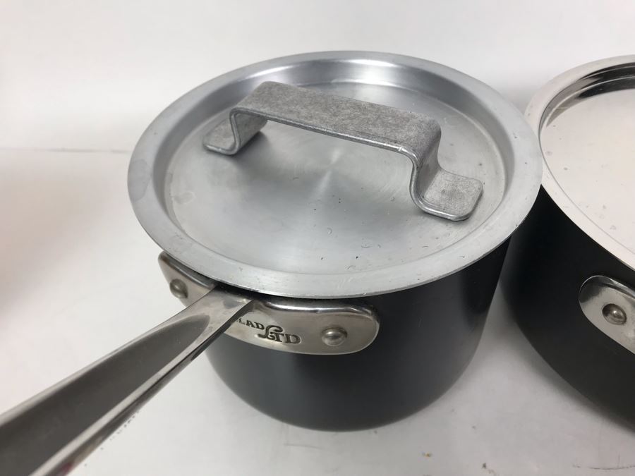 Set Of (3) All-Clad Pots Pans And All-Clad Towel [Photo 8]