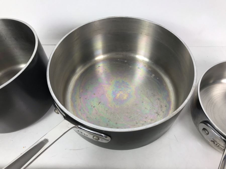 Set Of (3) All-Clad Pots Pans And All-Clad Towel [Photo 10]