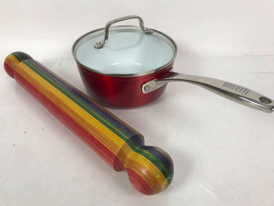 New Bialetti Pot And Multi-Colored Rolling Pin [Photo 1]