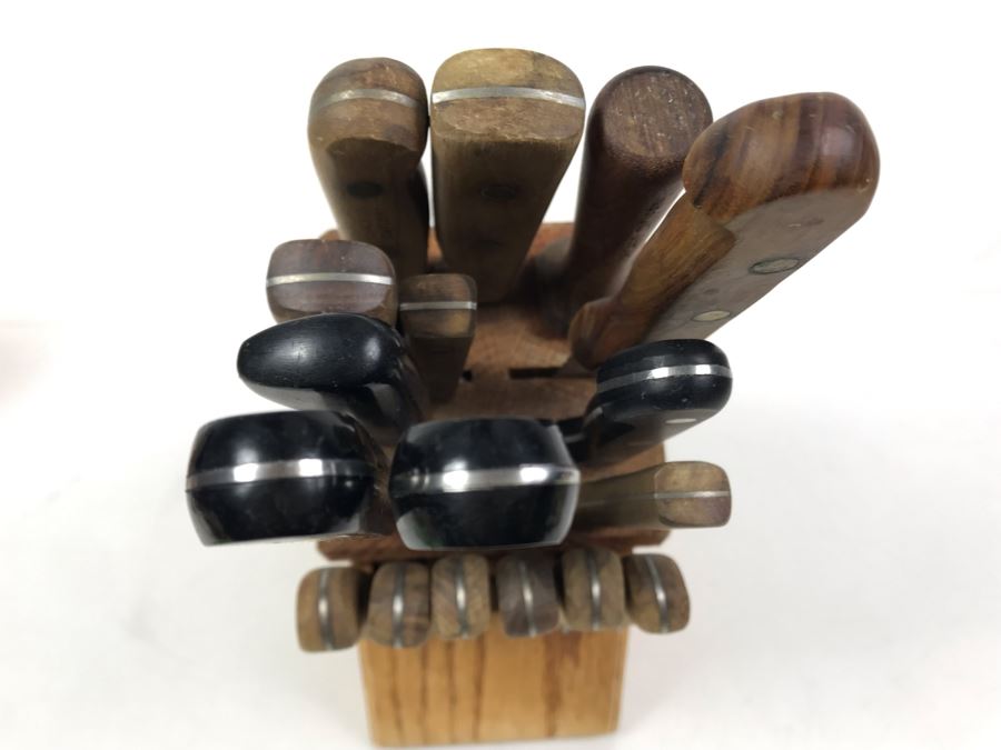 Various Knives Including Chicago Cutlery Knives And Knife Holder - See Photos [Photo 12]