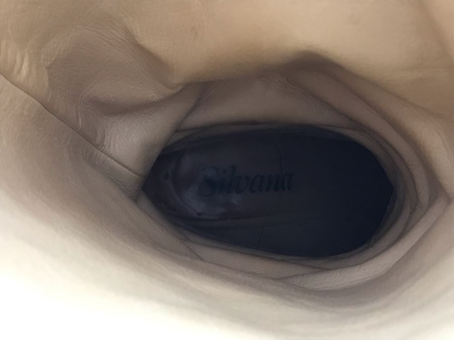 Women's Silvana Brown Leather Boots Made In Italy Size 8.5 [Photo 11]