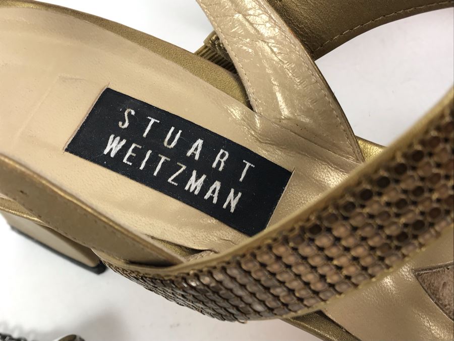 Women's Stuart Weitzman Italian Shoes Size 9 [Photo 4]