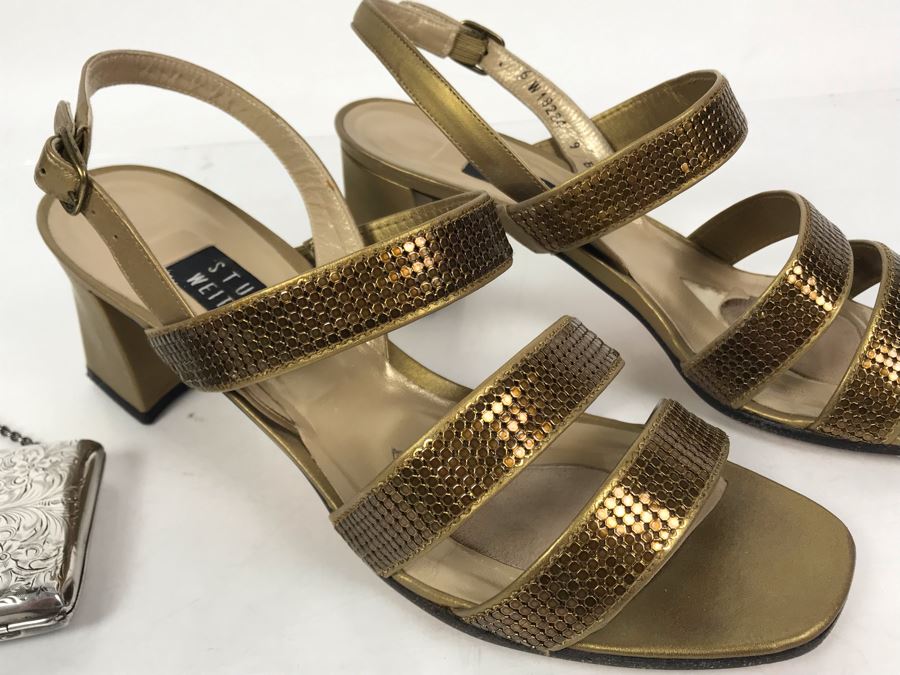 Women's Stuart Weitzman Italian Shoes Size 9 [Photo 3]