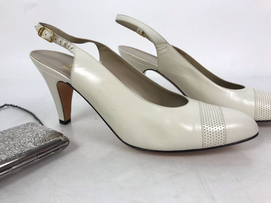 Women's Salvatore Ferragamo Italian Shoes Size 9 [Photo 3]