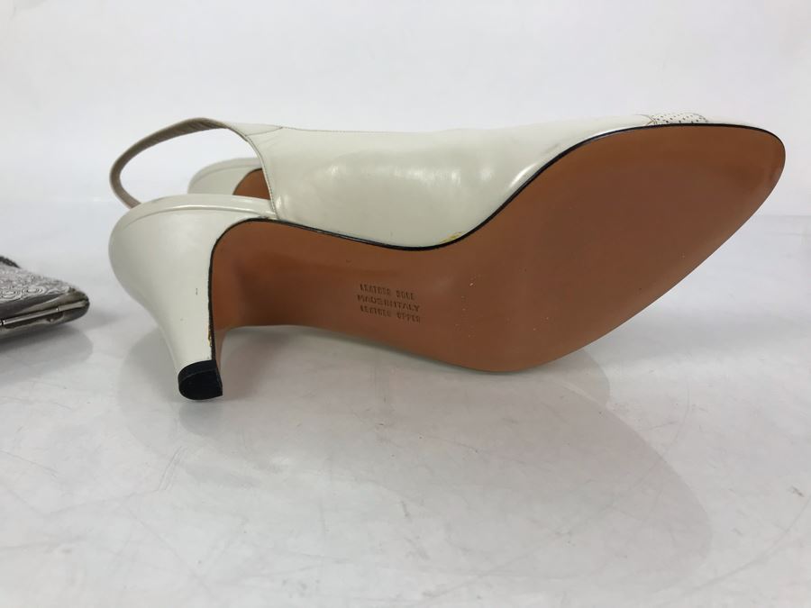Women's Salvatore Ferragamo Italian Shoes Size 9 [Photo 6]