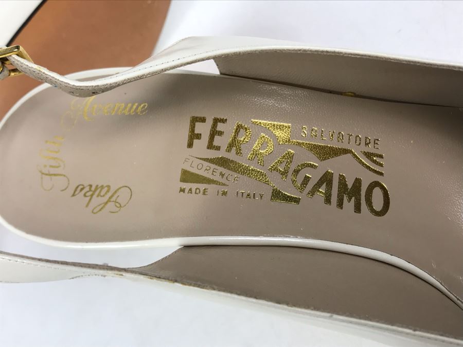 Women's Salvatore Ferragamo Italian Shoes Size 9 [Photo 9]