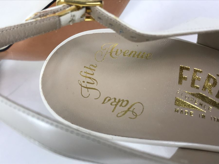 Women's Salvatore Ferragamo Italian Shoes Size 9 [Photo 10]