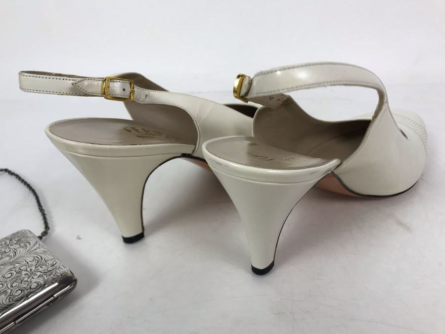 Women's Salvatore Ferragamo Italian Shoes Size 9 [Photo 5]