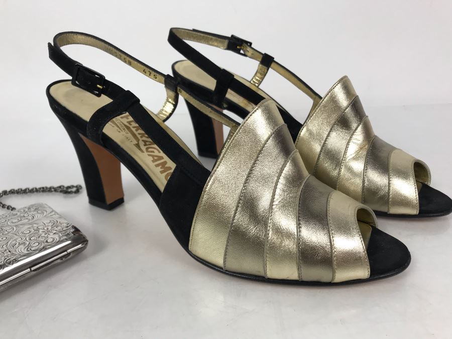 Women's Salvatore Ferragamo Italian Shoes Size 9 [Photo 2]