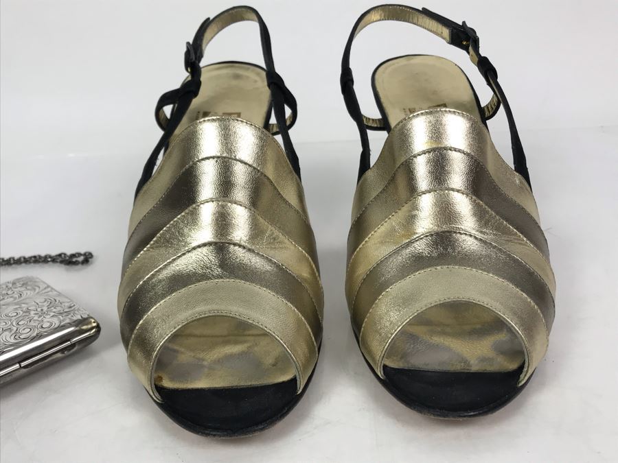 Women's Salvatore Ferragamo Italian Shoes Size 9 [Photo 6]