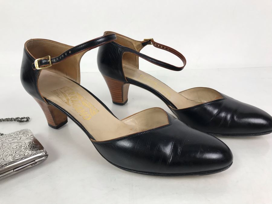 Women's Salvatore Ferragamo Italian Shoes Size 8.5 [Photo 2]