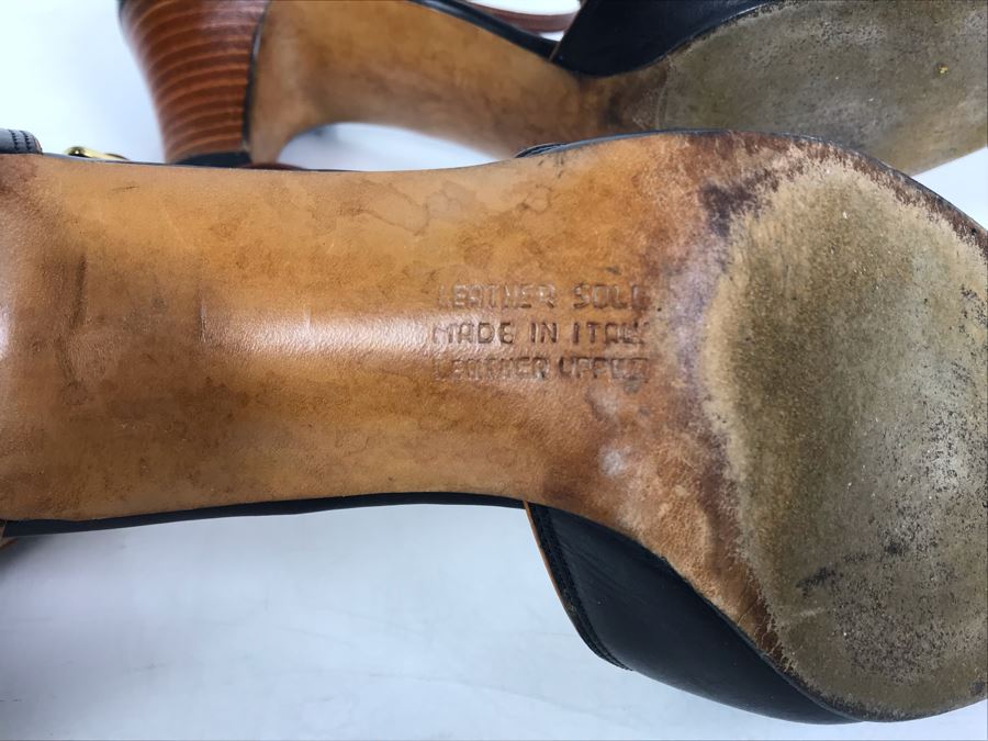 Women's Salvatore Ferragamo Italian Shoes Size 8.5 [Photo 7]