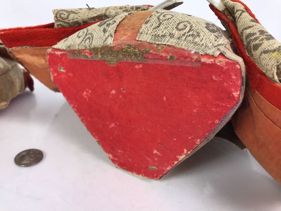 Pair Of Old Japanese Dolls 9.5H [Photo 21]