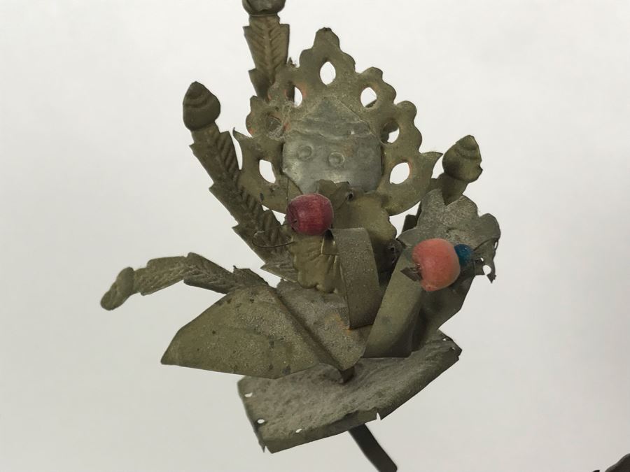 Pair Of Old Japanese Dolls 9.5H [Photo 12]