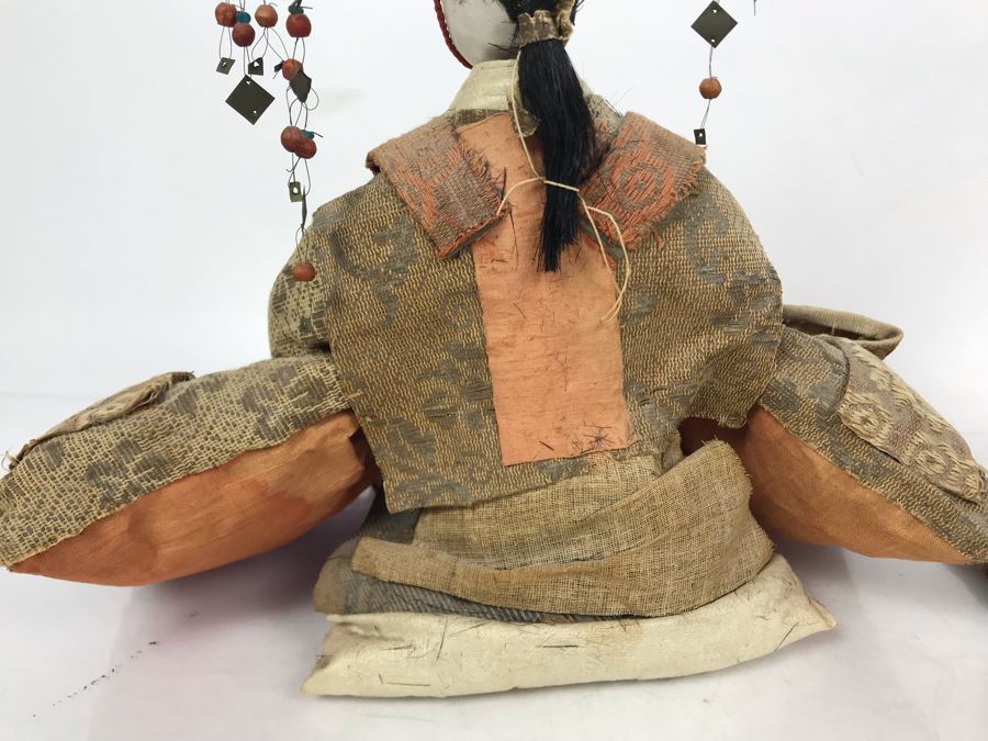 Pair Of Old Japanese Dolls 9.5H [Photo 20]