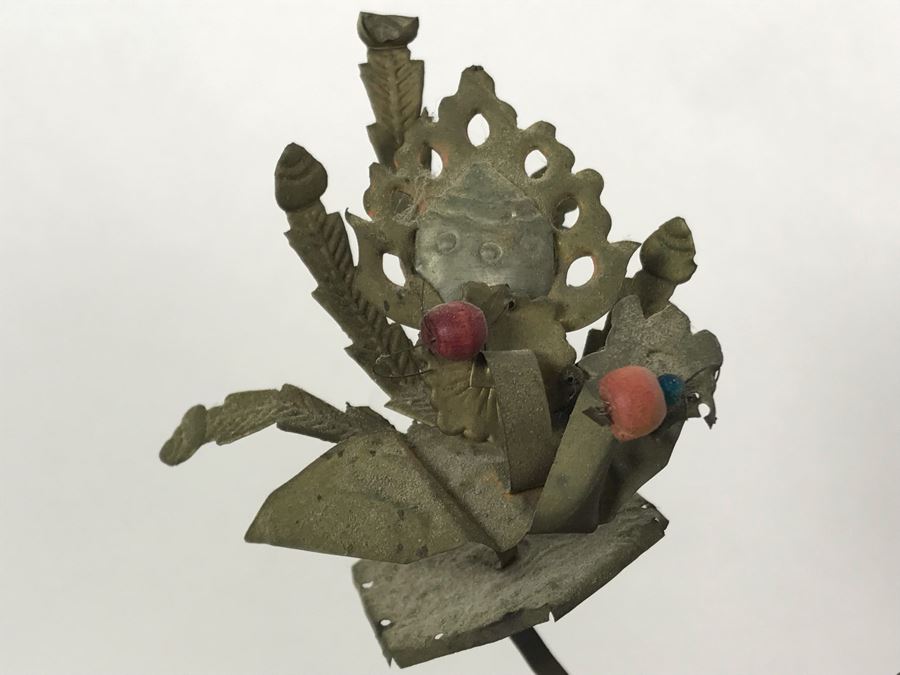 Pair Of Old Japanese Dolls 9.5H [Photo 11]