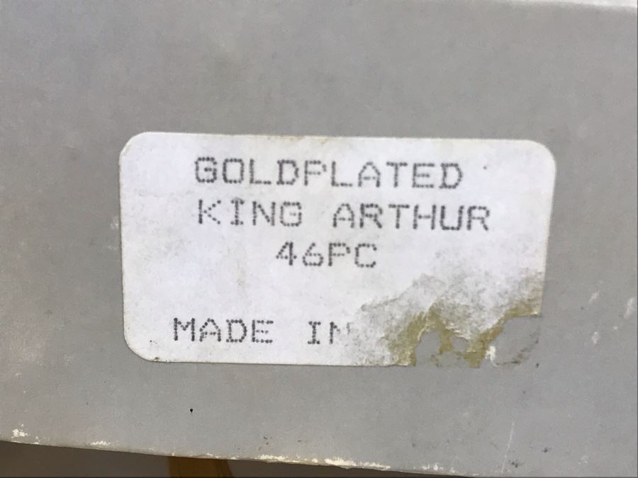 Towle Goldplated King Arthur Flatware Set Apx Service For 8 [Photo 8]