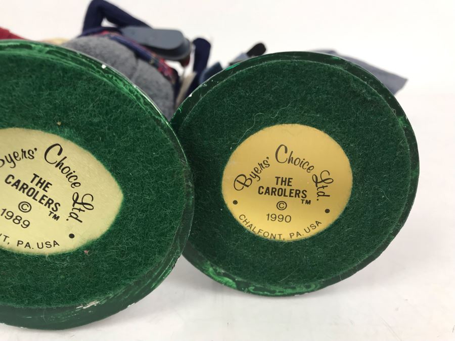 Set Of (3) Vintage The Carolers By Byers' Choice Ltd. [Photo 8]